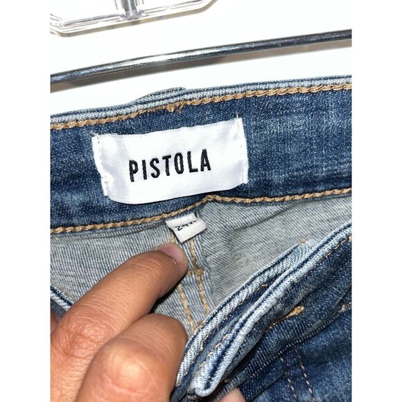 NWT Pistola Womens Plus Size 24w Dark Wash Stretch Skinny Jeans - Picture 3 of 10